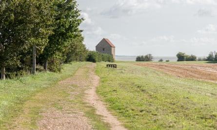 The Saxon chapel of Saint Peter-on-the-Wall at Bradwell-on-Sea.