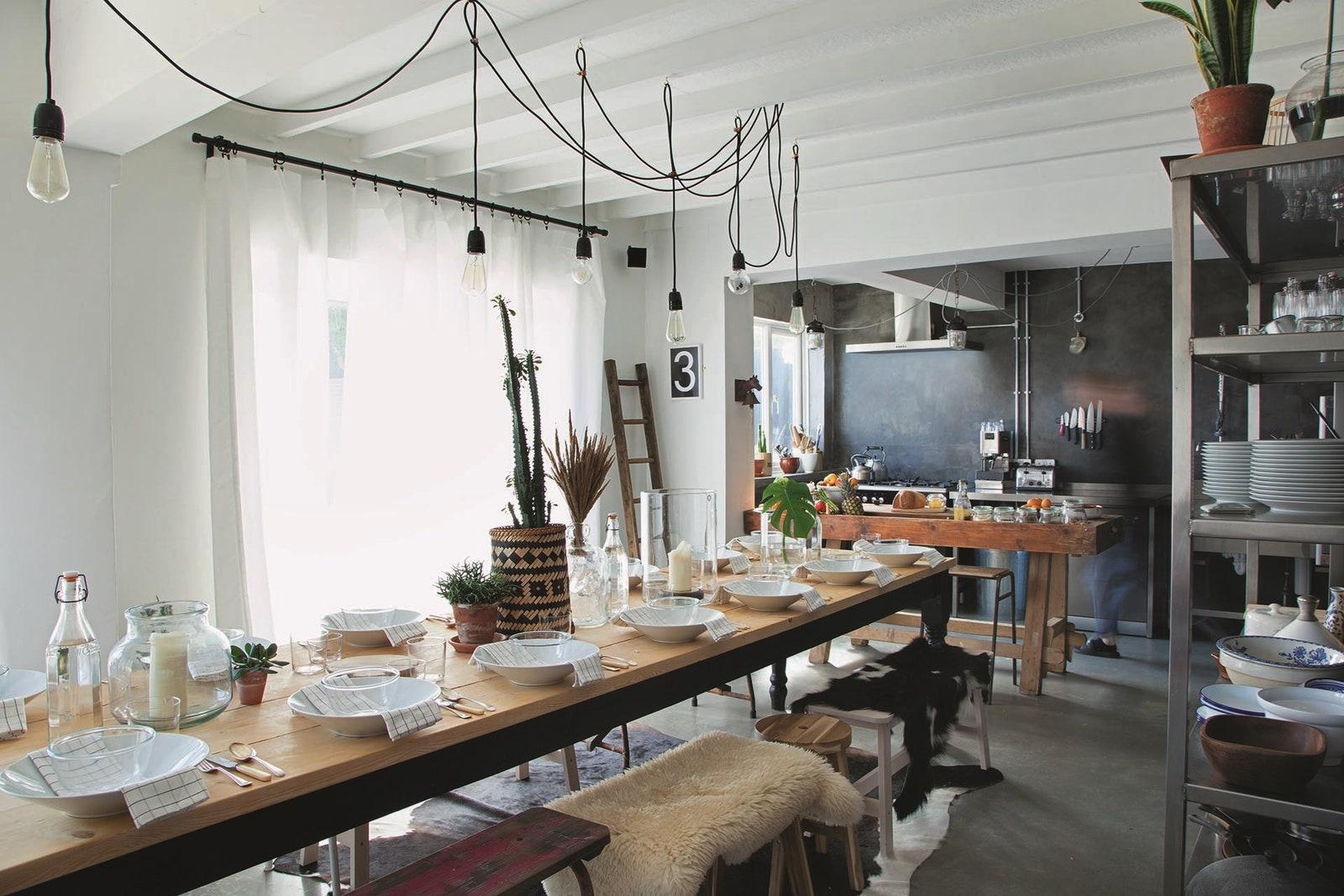 The kitchen at Loma Beach House